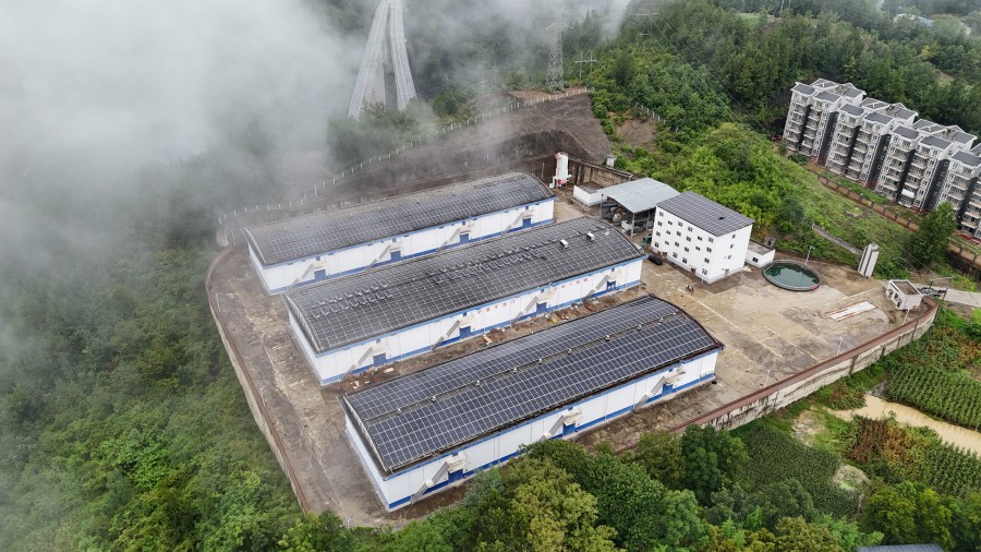 圖為:分布式光伏項(xiàng)目整體效果圖